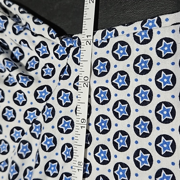 Boden Womans Natasha Blue Stars j0347 US 12/UK 16 Viscose Elastane Top - Picture 7 of 9